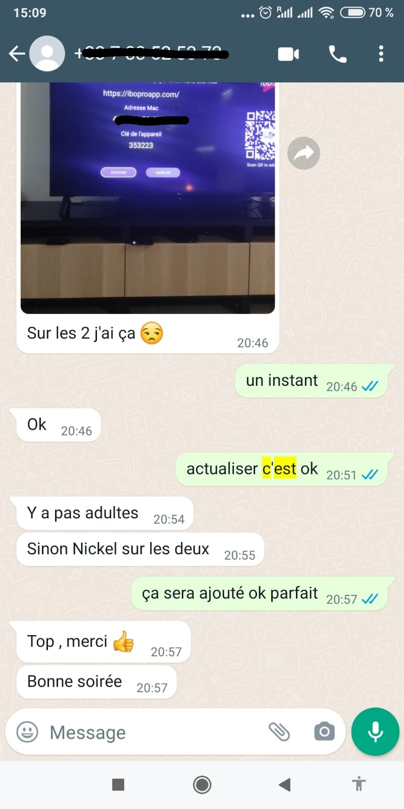 Activation Abonnement IPTV 12 mois
