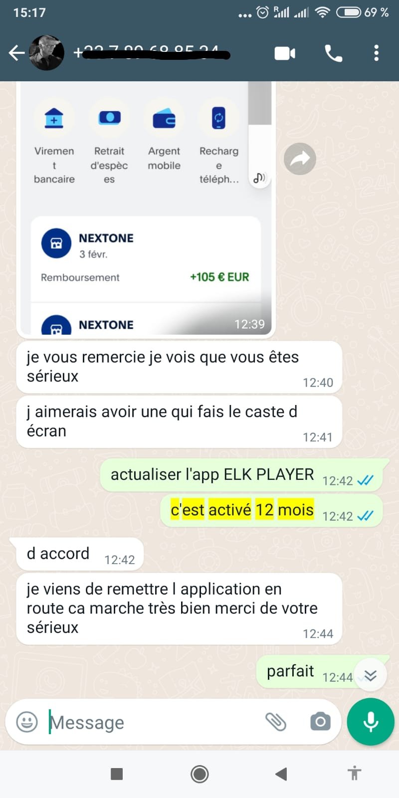 Activation Abonnement IPTV 12 mois