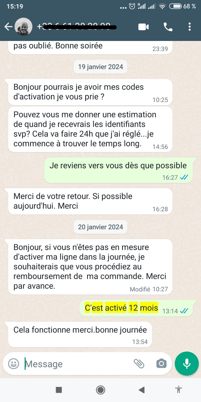Activation Abonnement IPTV 12 mois