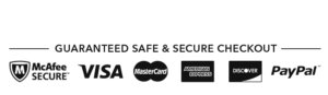 Paiement 100% sécurisé PayPal Visa MasterCard