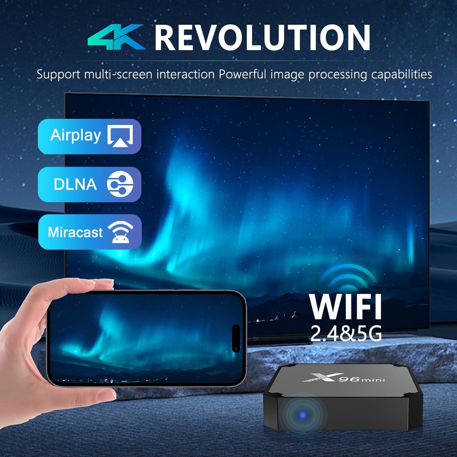 Box Android IPTV Puersit X96 Mini Lecteur Multimédia 4K – Image 3