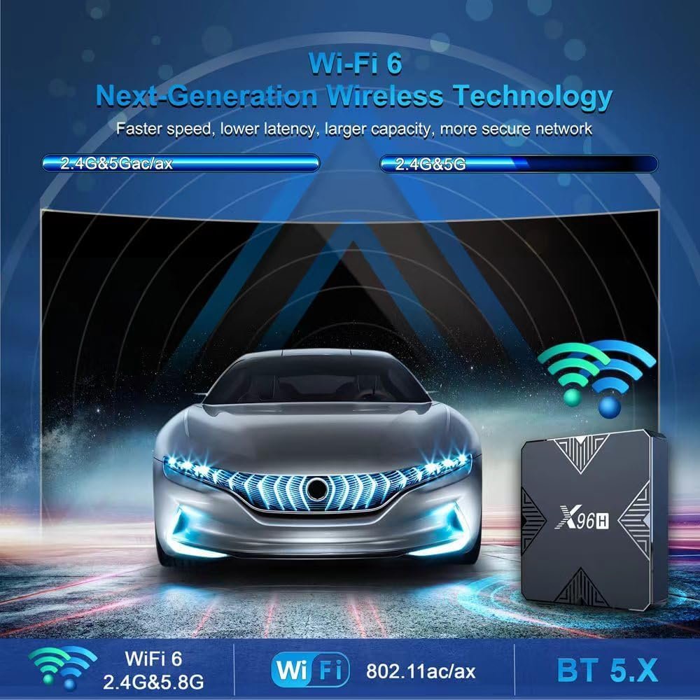 Box Android IPTV Puersit X96H Lecteur Multimédia – Image 5