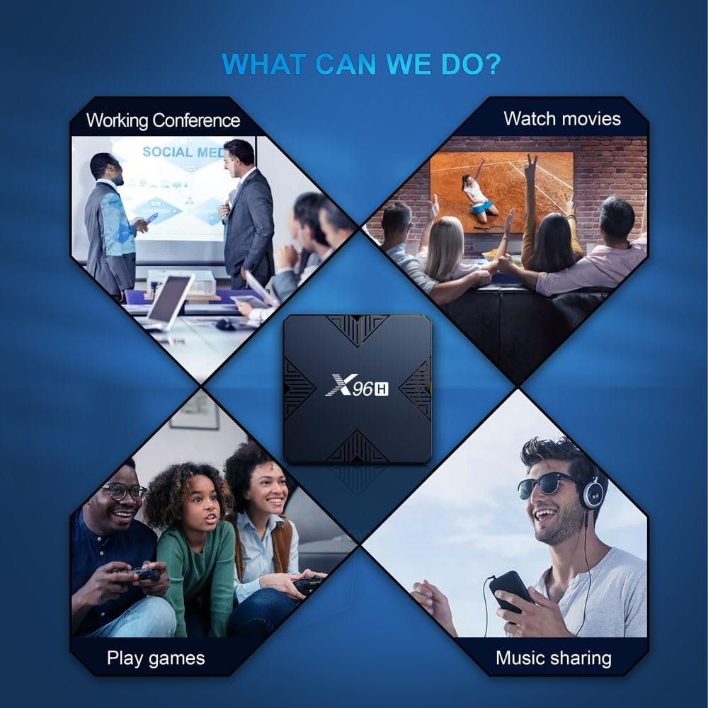 Box Android IPTV Puersit X96H Lecteur Multimédia – Image 7
