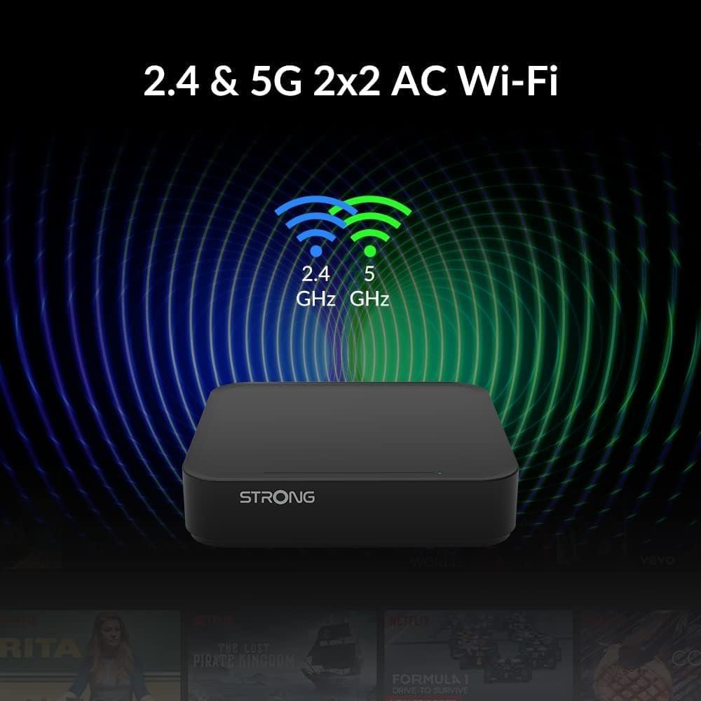 Strong Leap S3 Box Android IPTV Streaming Multimédia 4K – Image 6