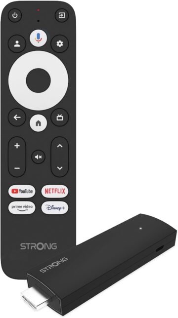 Strong SRT41 Google TV Stick Streaming Chromecast Multimédia 4K