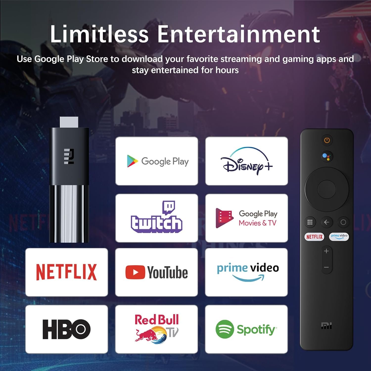 Xiaomi Stick Android TV 9.0 Multimédia – Image 3